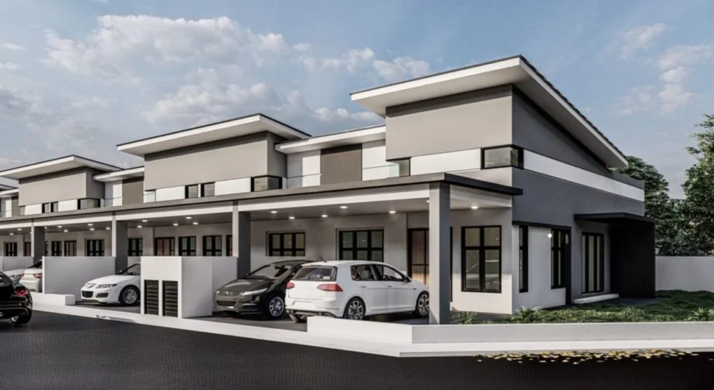 Klebang Ria Phase 7C single storey terrace homes artist impression